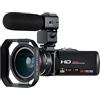 LNHHG Registratore con fotocamera digitale Videocamera videocamera Full HD Z20 1080p IR Camere Vlog VISO Night Vision for il blogger che spara a casa uso domestico(Bundle B)