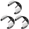Othmro 22 LED IR Bordo A Infrarossi 60 Gradi U Tipo Piastra IR Illuminator Board Lampadina per CCTV Telecamera di Sicurezza 3 pz
