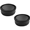 EKsma Tappo corpo E-Mount + kit copriobiettivo posteriore for Sony A7 A7II A7III A7IV A7S A7SII A7SIII A7RII III A7RIV A7RV A7C A9 A6600 A6400 A6300 A6100 A6000 ZV-E1 ZV-E10 Altri obiettivi e fotocamere Son