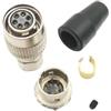 Wnmzxc Hir-se Connettore 6 pin maschio e femmina cou-ple Pl-ug So-cket, HR10A-7P-6S/HR10A-7R-6P, presa di alimentazione della macchina fotografica industriale (spina femmina)