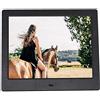UsmAsk Spacmirrors Cornice digitale da 8 pollici 800 x 600 Full HD Display 4:3 Foto Musica Lettore video Calendario Allarme Auto On Off Timer con telecomando Supporto USB e scheda SD Festival
