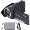 UTYDPLKHG Videocamera QHD 2.7K, videocamera digitale da 50 MP con zoom 16x, schermo girevole a 270 gradi, funzione webcam, registrazione durante la ricarica per, viaggi e eventi (ShChGB)