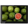 UsmAsk Cornici per foto digitali Wifi da 10,1 pollici Cornice digitale album elettronico touch Macchina pubblicitaria HD 1280 * 800 touch all-in-one 6.0 quad core 10 pollici Finestra specchio 16:10 (Nero 10
