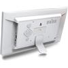 SMTYXS Cornice For Foto Elettronica Da 7 Pollici Supporto For Pubblicità Riproduzione In Loop USB SD DC Plug In Display Fotografico Un'Esperienza Visiva Squisita(White)