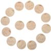 Hemobllo 28pezzi Wooden Monthly Milestone Cards Natural Wood Photography Props for Newborns Safe and Durable Keepsake Memory Discs Diameter Thickness