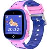 Horett Kids Smart .44'' Orologio da Studente Intelligente per Bambini con Schermo a Colori (rosa)