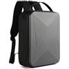 XAGMODSHN Zaino rigido con custodia rigida multiscomparto per custodia per droni Custodia impermeabile antiurto per borsa da viaggio