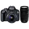 Canon EOS 4000D + 18-55 DC + 75-300 DC Corpo della fotocamera SLR 18 MP 5184 x 3456 Pixel Nero