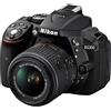 Nikon D5300 + AF-S DX NIKKOR 18-55mm f/3.5-5.6G VR II Kit fotocamere SLR 24,2 MP CMOS 6000 x 4000 Pixel Nero