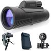 Zoomble Monocolo Potente 10x42 con Adattatore Smartphone & Treppiede | Borsa da Trasporto | E-book Birdwatching | Trattamento HD | Impermeabile | Cannocchiale per Adulti