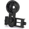Mikikit Adattatore per Smartphone Telescopio per Binocolo e Monoculare Nero | Plastica, per Telefoni 55-98mm, Compatibile Diametro Esterno 26, 4-46, 4mm Stile Casuale