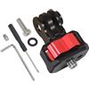 NovelGoal CNC Mini treppiede 1/4 vite adattatore compatibile con GoPro Hero 13 12 11 10 9 8 fotocamera accessorio (rosso)