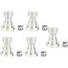 FEICHAO Adattatore a vite da 1/4 a 3/8 per RT-16 Tipo B-Type Supporto per luce Staffa a forma di C Accessori fotografici per fotocamera (5 pezzi)