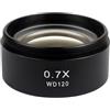Generic Accessori per telescopi WD165 0,5X 0,7X 2,0X Obiettivo della fotocamera for microscopio con zoom stereo Lente di Barlow Oculare per telescopio(0.7X)