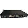 DMETE Telecamera per videoconferenza 1U Port chassis 16 Poe Switch 2ch Gigabit Uplink Network Ethernet con 1 porta 100 0m SFP. Fessura per grandi sale riunioni