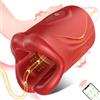 Girlove Elettrici Masturvatore Sex toys per Uomo con APP Control e 9 Modalità, Open-Ended Pene Trainer Vibratore, Silicone Massaggiator per Una Resistenza Prolungata (GF-008)