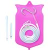 Telismei Set per clisteri da 2 litri, Enteroclisma, da Viaggio, Irrigazioni Rettali o Vaginali, Clistere enema, Enteroclisma Completo Da Viaggio, Del colon Doccia intima, Set per clisteri Irrigazione