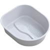 Generic Vasca per pediluvio Vasca per pediluvio Vasca per pediluvio Secchio per lavaggio piedi in ammollo Pedicure Casa, Grigio