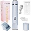Generic Klyne - Rasoio elettrico 2 in 1 da donna per pelli sensibili, bikini Clipper e ricarica USB, impermeabile IPX7, per bikini, gambe, ascelle e naso (blu)