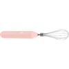 Shanrya Frullino per le Uova Elettrico, Sbattitore Manuale Senza Fili a 3 velocità per la Cottura Domestica (Rosa)