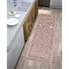 By Suardi Tappeto Suardi Passatoia Cucina Bagno Modello DUBLINO col ROSA Made in Italy (55x140cm)