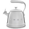Smeg, Bollitore per Piano Cottura WKF01SS, in Acciaio Inox, Capacità 2,3L, Coperchio Removibile e Beccuccio Dosatore, Anche per Induzione, Silver