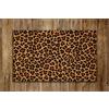 shuaishuaipuzi Zerbino di benvenuto con motivo leopardato, zerbino in fibra di cocco con motivo leopardato, zerbino divertente, zerbino di benvenuto per esterni, casa, cucina, balcone, decorazione 45,7 x 76,7 cm