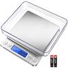 Fuzion Bilancia digitale da 500 g, precisione di 01 grammi, piccola bilancia per gioielli, mini bilancia da cucina per erbe, polvere, oro, monete, peso grammi e once