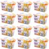 Generico SET 12 vaschette 400 ml assorbi umidità profumate AGRUMI anti odore deumidificatore sali per bagno cucina camper caravan roulotte ripostiglio dispensa armadio