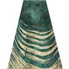 Jinnrug Tappeto passatoia, tappeto lungo verde oro per corridoio, camera da letto, ufficio, corridoio, tappetini decorativi antiscivolo, larghezza 60cm/70cm/80cm/100cm(80×350cm)