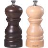 Bisetti Set Macina Pepe Manuale con Macina in Acciaio Temprato in Legno di Faggio e Macina Sale Manuale in Ceramica ad Alta Resistenza in Legno di Faggio Linea Roma 13 cm-BISETTI