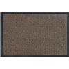 Carpet Diem Zerbino facile da pulire, per ingresso, per interni ed esterni, antiscivolo, per porta di casa, zerbino in marrone, nero, 80 x 120 cm