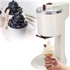 zxmeimm Gelatoera soft da banco,macchina automatica per gelato soft alla frutta fai da te,rimovibile e facile da pulire per yogurt gelato, gelato, sorbetto-220V