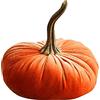 CHISHAYA Pc Pumpkins 1 Decor Ripieno Fatto A Mano Con Morbido Velluto Zucca Super Home Decor Oggetti Design Scrivania Ufficio (Orange, One Size)