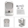 Belnotelt Dispenser automatico di dentifricio da parete con ricarica USB, spremiagrumi quantitativo per bambini e adulti, senza trapano, organizer da bagno (nero)