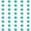 QUARKZMAN 40 Pezzi Fiori Pressati Essiccati, 0.24-0.31 Fiori Di Narciso Essiccati Pressati Colorati All'ingrosso Per Nail Art Resin Gioielli Candele Biglietti Scrapbook Custodia, Blu Lago
