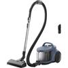 AEG CLEAN 5000 Aspirapolvere senza sacchetto, per tutti i pavimenti, accessori, 1000 Watt, raggio d'azione 9 m, contenitore della polvere da 2 l, 50% materiale riciclato, filtro HEPA lavabile, blu