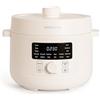 CREATE/PRESSURE COOKER STUDIO/Pentola a pressione elettrica multifunzione programmabile 4L bianco sporco / 15 funzioni, timer 24h, rivestimento ceramico antiaderente, valvola di sicurezza, 1200W