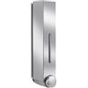 WheatThrive Dispenser di sapone da bagno a parete, design anticorrosivo senza fori, dispenser di sapone con tre scomparti per bagno (argento singolo)