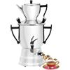 MBH - MAQUINARIA BAR HOSTELERÍA MBH - Samovar industriale 3L con teiera in acciaio inox. Bollitore professionale per ristorazione.