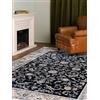 RugVista Nain Florentine, Tappeto, Orientali Medio Oriente Tradizionali Nain, 140 x 200 cm, Rettangolare, Pelo medio, Soggiorno, Sala da pranzo, Camera letto, Cucina, Lavabile solo a secco, Scuro Blu