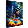 Artmazing | Batman Quadro Colorato S-Art Modern | Quadro su Tela XXL | Poster Colorato per Parete