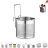 Generico Cestello per Pasta in Acciaio Inox,Divisorio per Cottura,Cestello per Pasta separata,Mestolo per Spaghetti,Cestelli Separato per Pentola Ideale per Scolare Spaghetti e Noodles Set, per verdure