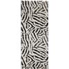 RugVista Nalori, Tappeto, Moderni, 80 x 200 cm, Rettangolare, Pelo medio, Lavabile solo a secco, oeko_tex_100, Nero/Beige