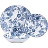 Generico Servizio Piatti per 6 Persone in stoneware 18 pezzi per Lavastoviglie modello (Roses)