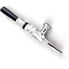 SENRISE Rubinetto Stout in acciaio inox, per birra e caffè, azoto, torre per birra, birra fatta in casa, birra fredda Nitro Kegerator (argento, G5/8)