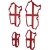 Tagliabiscotti.it - Sardegna Regione Set 4pz. - Cookies Cutter - Stampo tagliabiscotti per creare biscotti in frolla o decorati con pasta di zucchero. Dimensioni 6-8-10-12 cm