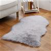 Tomifine Tappeto di Area Grigio 50 x 80 cm, Morbido e Resistente alle Macchie
