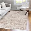 Mazovia Tappeti Beige Moderno Geometrico - Soggiorno, Camera da Letto, Sala da Pranzo, Ufficio - Pile Corto Rettangolo- OEKO-TEX® - Riscaldamento a Pavimento, Con Flecos, Abstracto - 120x170 cm