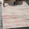 Mazovia Tappeto Salotto Moderno Pelo Corto - Tappeti Moderni Soggiorno - Tappeti Camera da Letto - Tappeti Salotto Grandi Dimesnioni - Motivo Astratto Vintage - Grigio Salmone 140x200 cm
